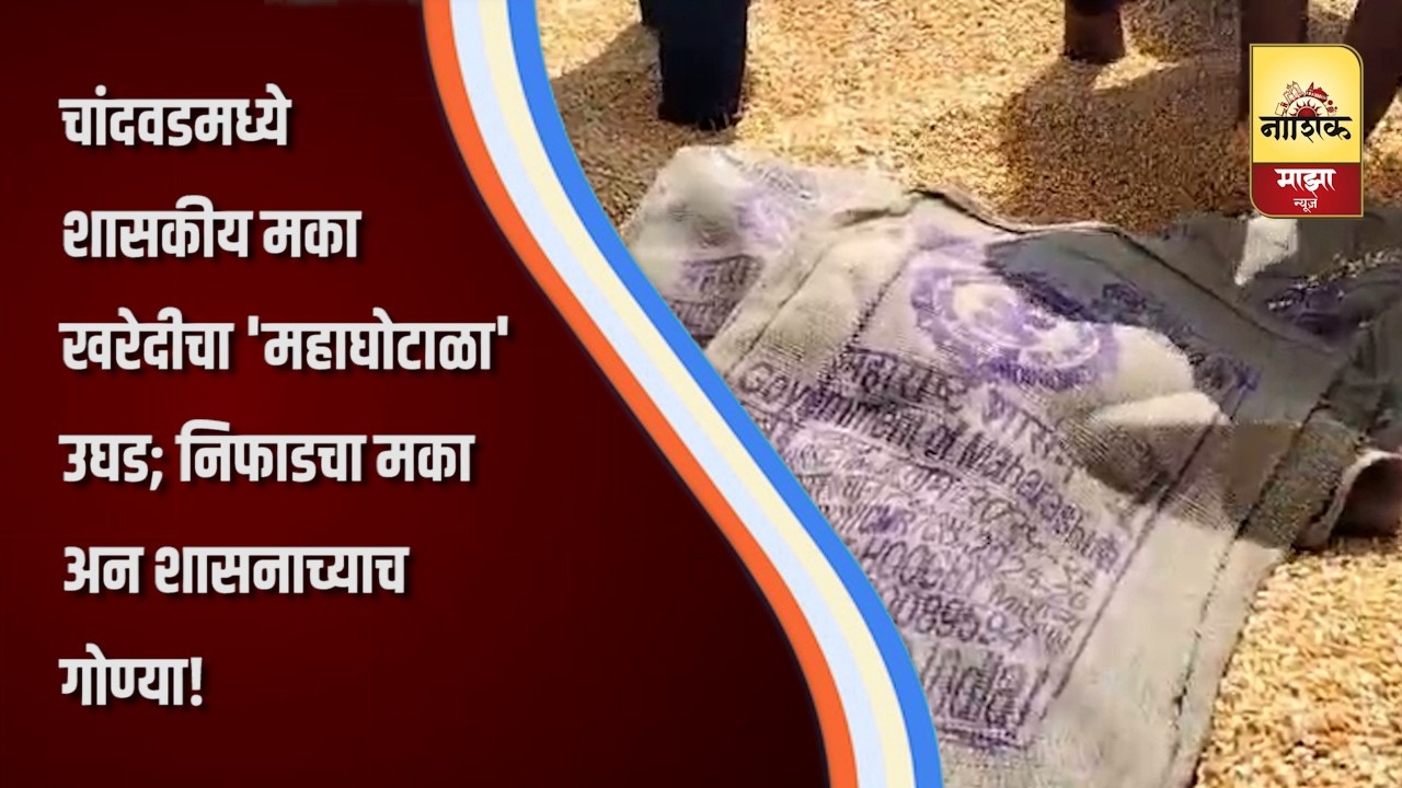 चांदवडमध्ये शासकीय मका खरेदीचा 'महाघोटाळा' उघड; निफाडचा मका अन शासनाच्याच गोण्या!