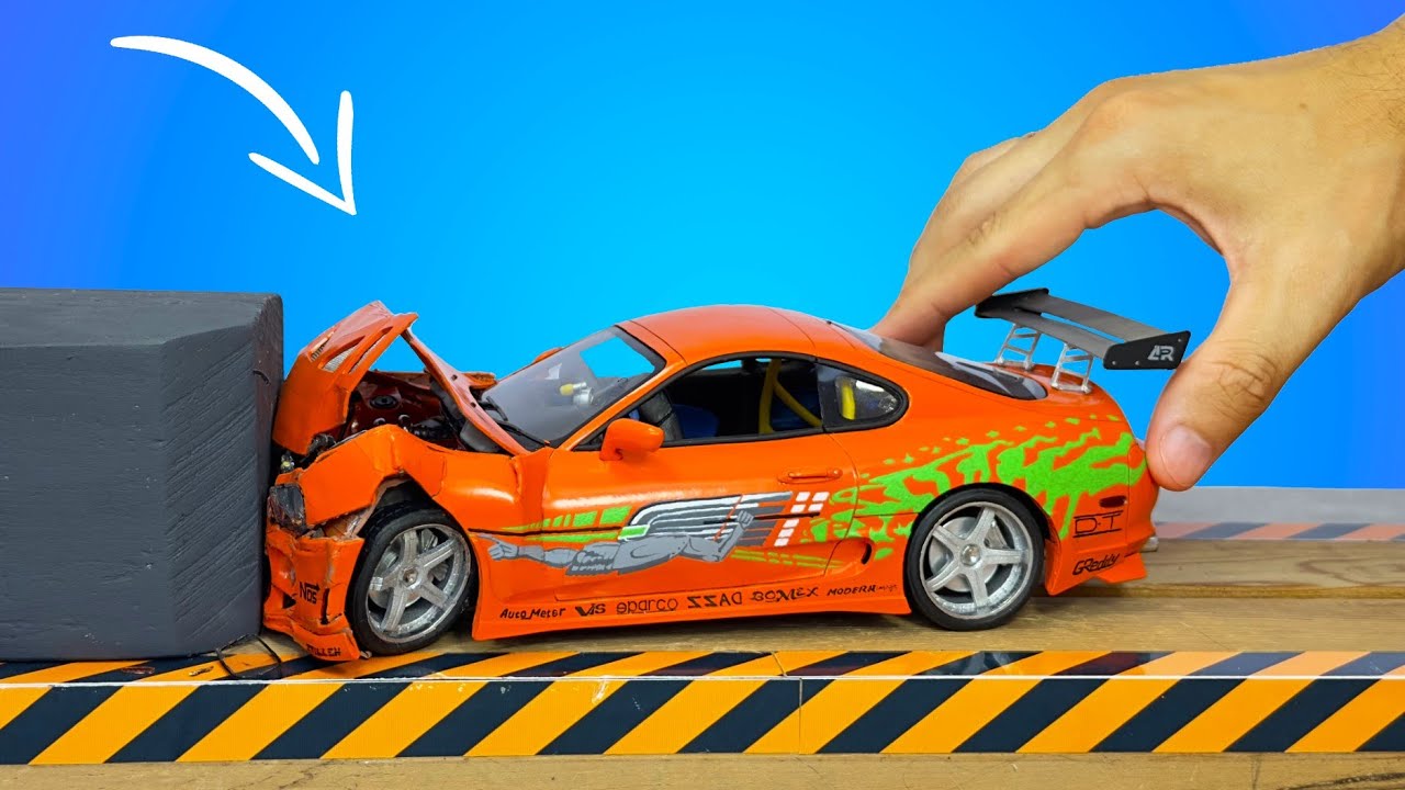 I Crash Test the Legendary Toyota Supra from Fast and Furious