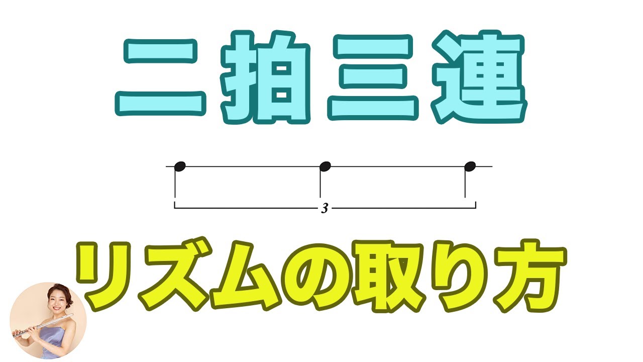 【リズム】二拍三連について。