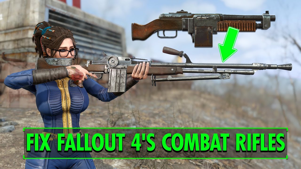 Fallout 4 - Combat Rifle Attachment And Weaponry Expansion - Rat Runners Arsenal