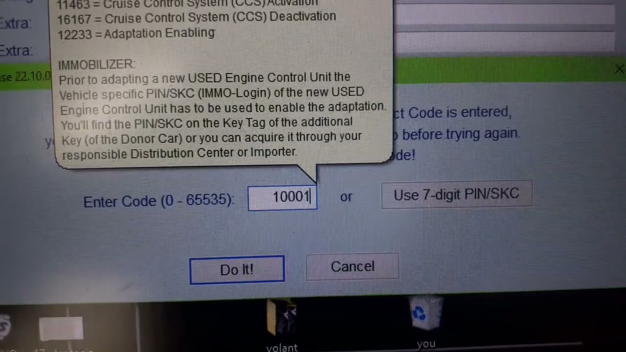 vcds hidden login code /edc15/
