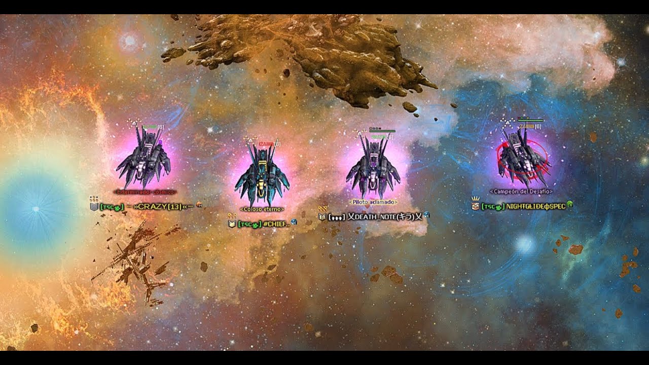 DARKORBIT - 4(тรc✨-✞✞✞) VS (RANK - қמÐ☪ - зøø.) PELEARON CON MAS Y PARECIAN MENOS
