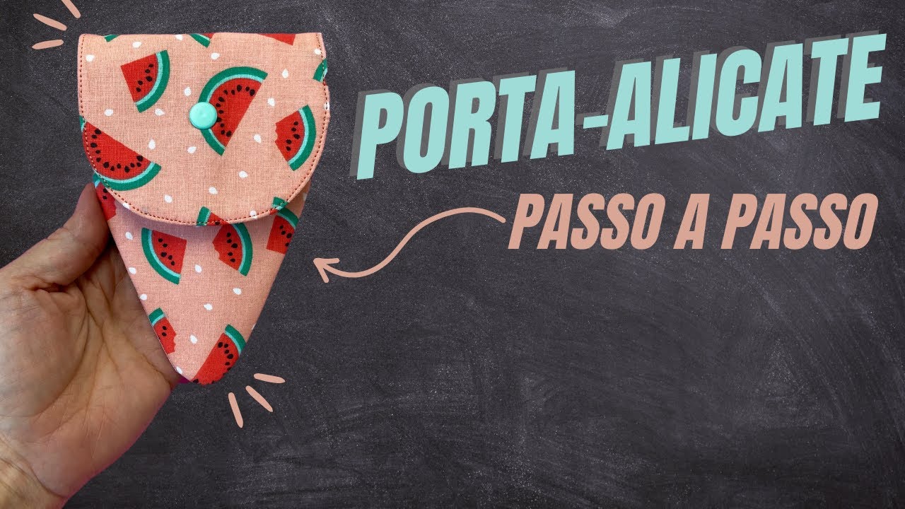 Como fazer porta-alicate de unha passo a passo para iniciantes na costura
