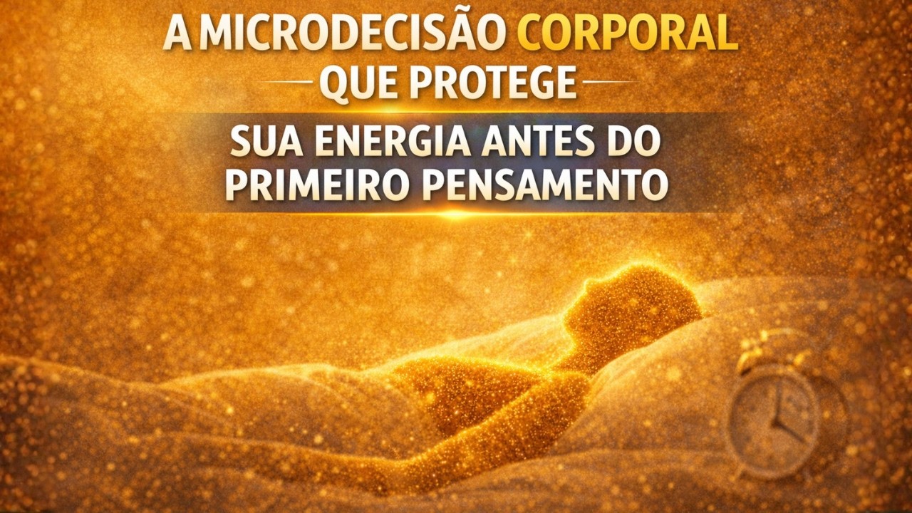 ANTES DO PRIMEIRO PENSAMENTO, FAÇA ISSO