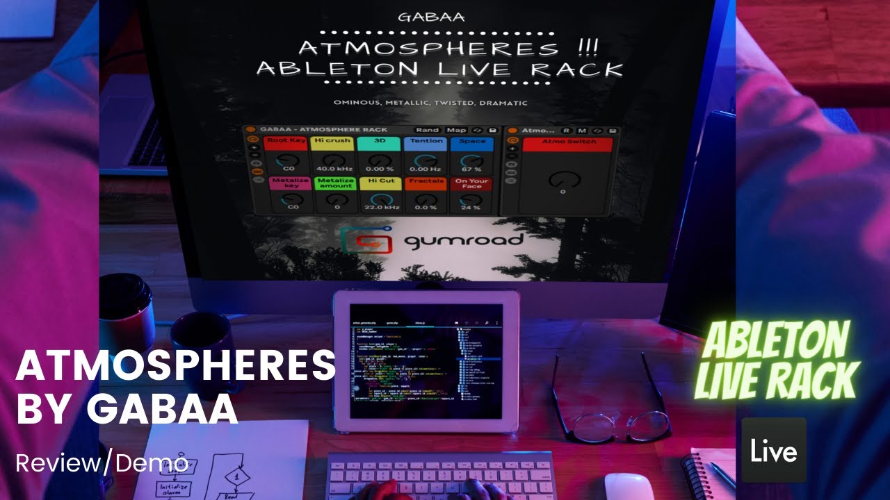 Atmospheres by Gabaa - Ableton Live Rack - Review/Demonstration.