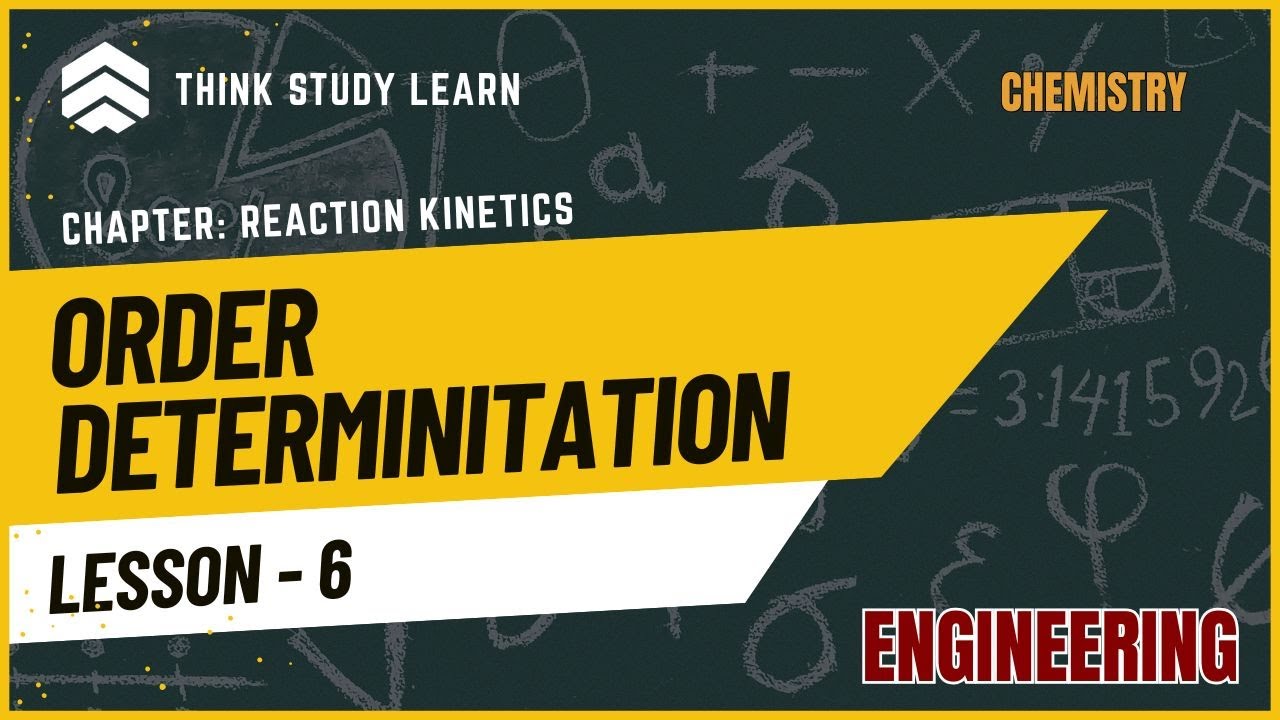 Инженерная химия: Кинетика реакций (Лекция 6) | Определение порядка