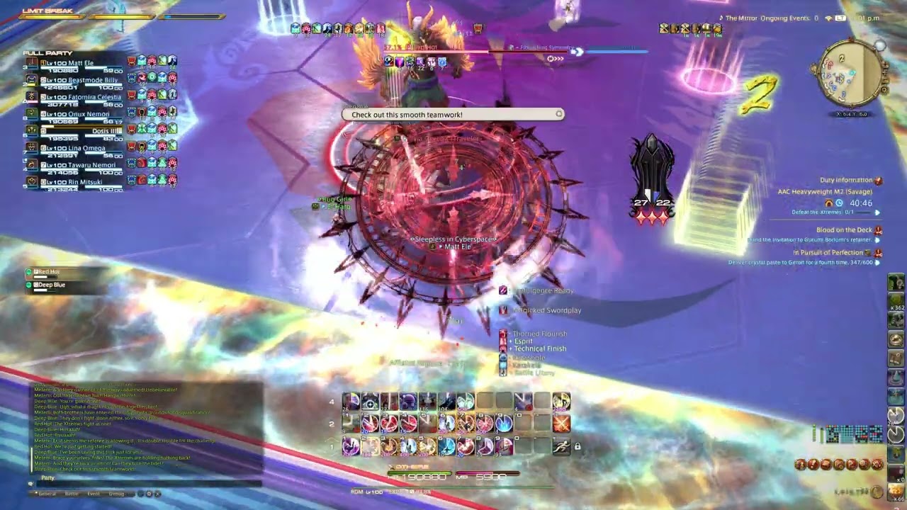 FINAL FANTASY XIV Online Dawntrail  M10S first clear (RDM pov)