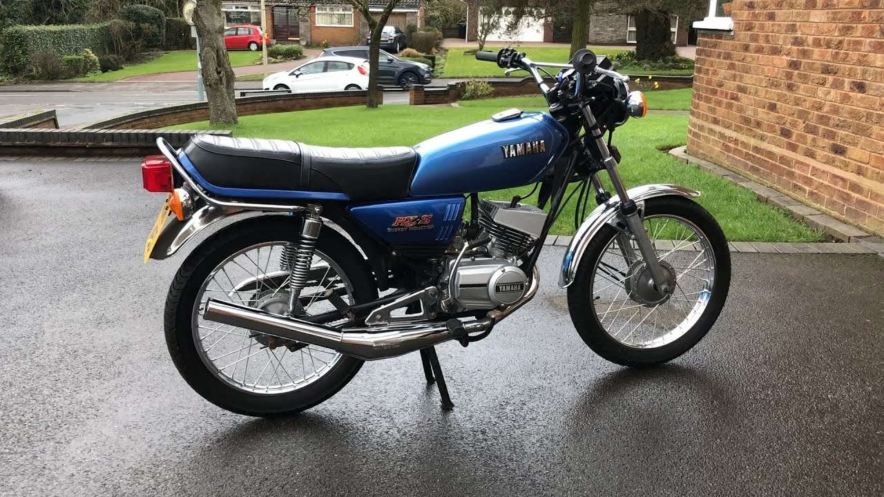 Yamaha RXS 100 Gianelli Expansion Chamber Power Pipe Exhaust 2-Stroke Sound Start-Up 1984