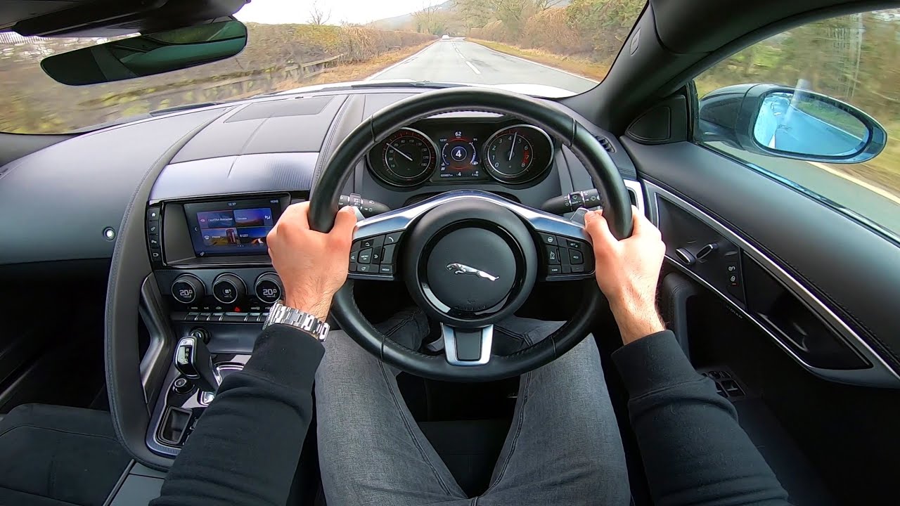 2017 Jaguar F-Type Coupe I4 R-Dynamic 2.0 Auto For Sale - POV Test Drive & Walk-around Video