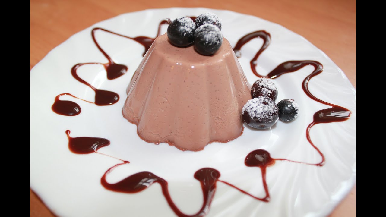 Как приготовить Панакоту / Шоколадное желе / Panna Cotta