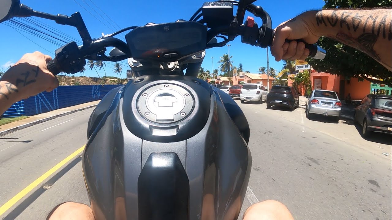 TESTANDO A BRABA 😱🔥 MT 07 #yamaha #mt07 