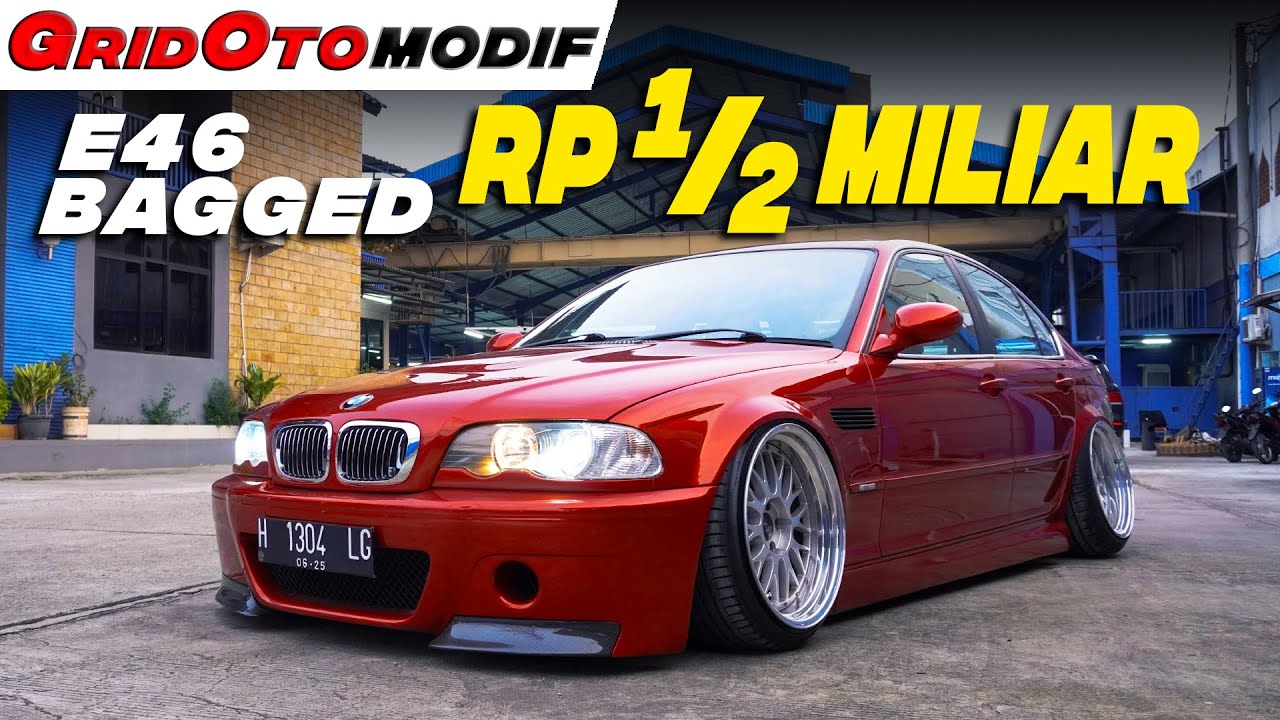 Modifikasi BMW E46 Bagged Tapi Sporty Berdandan M3 CSL, Habiskan Rp 500 Juta | Modifikasi Mobil
