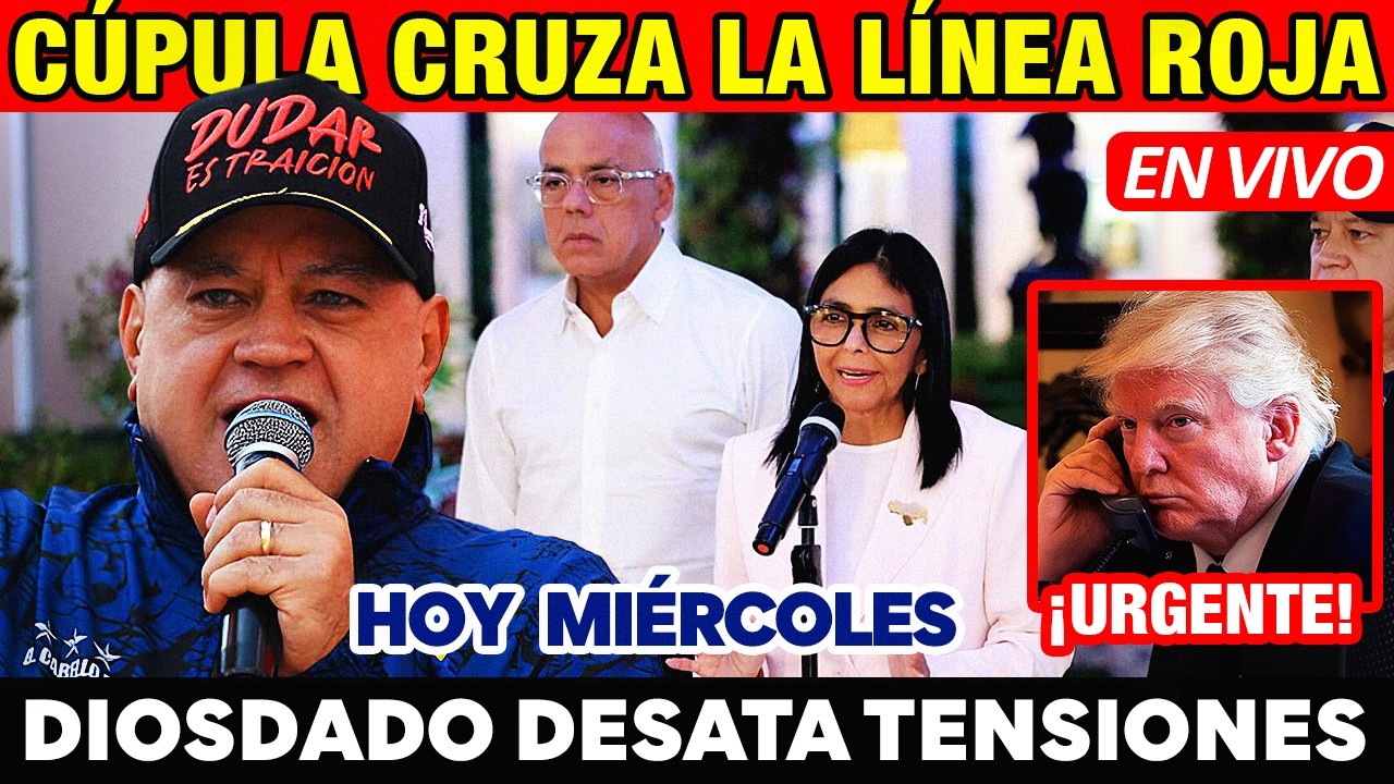 TENSIÓN MÁXIMA🚨 DIOSDADO CEDE TRAS PRESIÓN 🔴 GUANIPA BAJO MEDIDAS Y EEUU NO QUITA EL OJO A LA CÚPULA