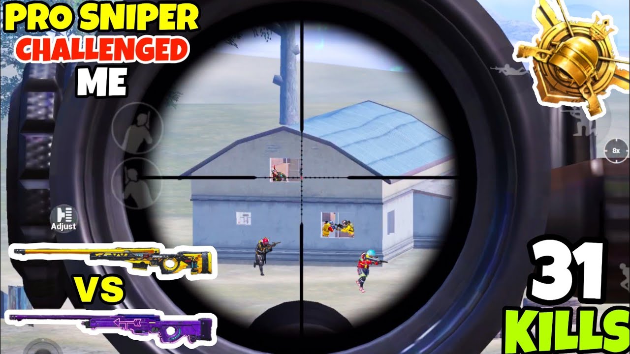 Pro Conqueror SNIPER Challenged My Sniping in PUBG Mobile • (31 KILLS) • PUBGM (HINDI)