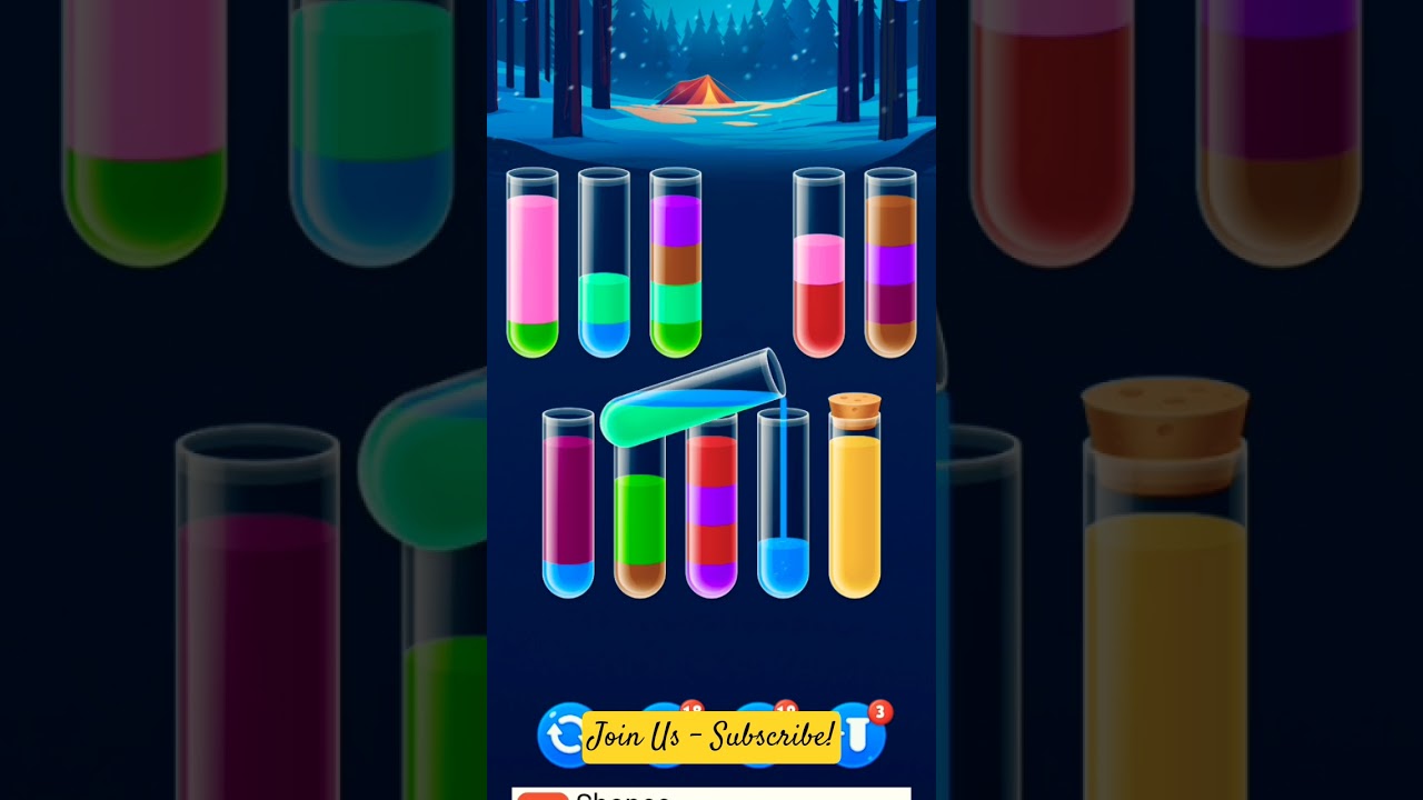 Water Sort Puzzle – Level 34 | Can You Solve This Tricky Level? 💧🧠 