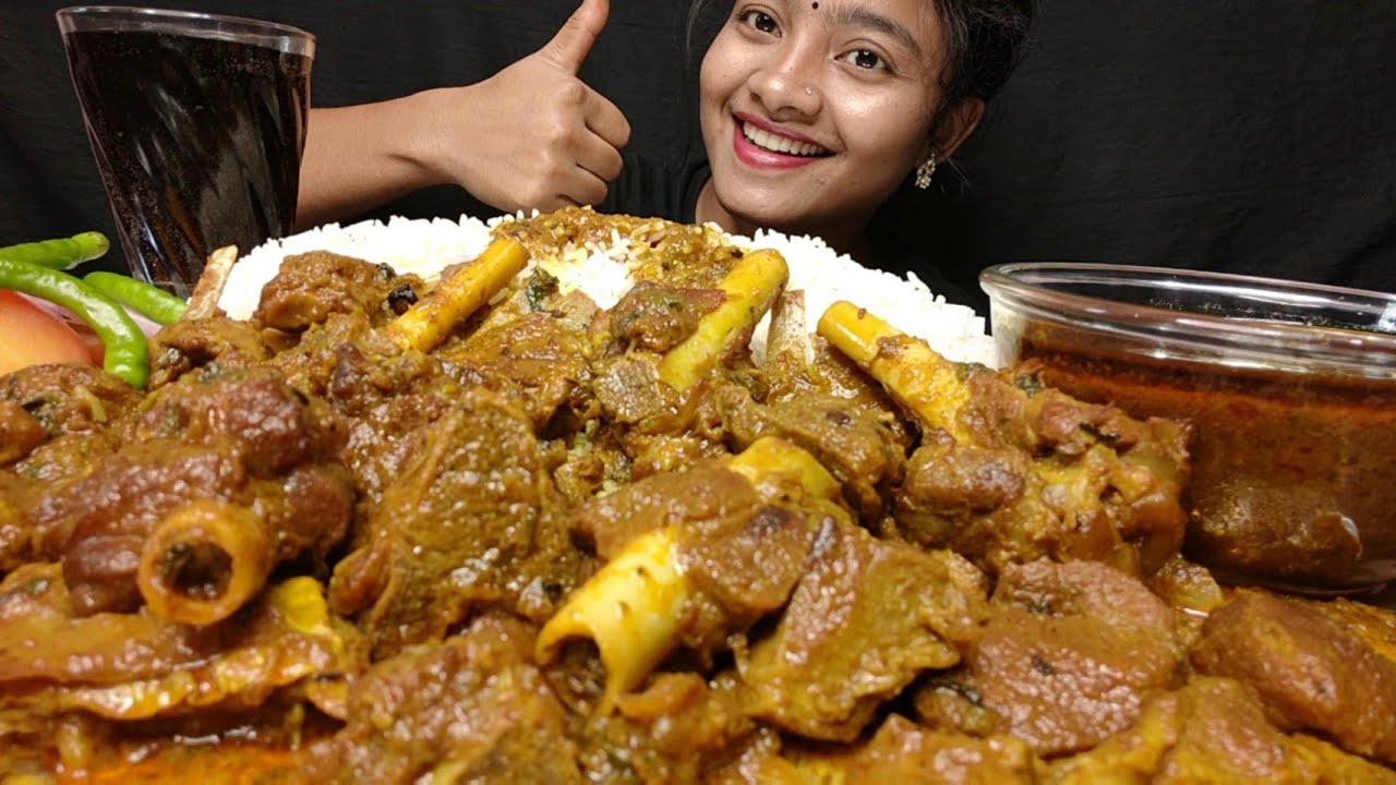 ASMR: 2 KG SPICY MUTTON CURRY WITH BASMATI RICE AND SPICY EXTRA GRAVY 🔥 EATING VIDEOS*FOOD VIDEOS