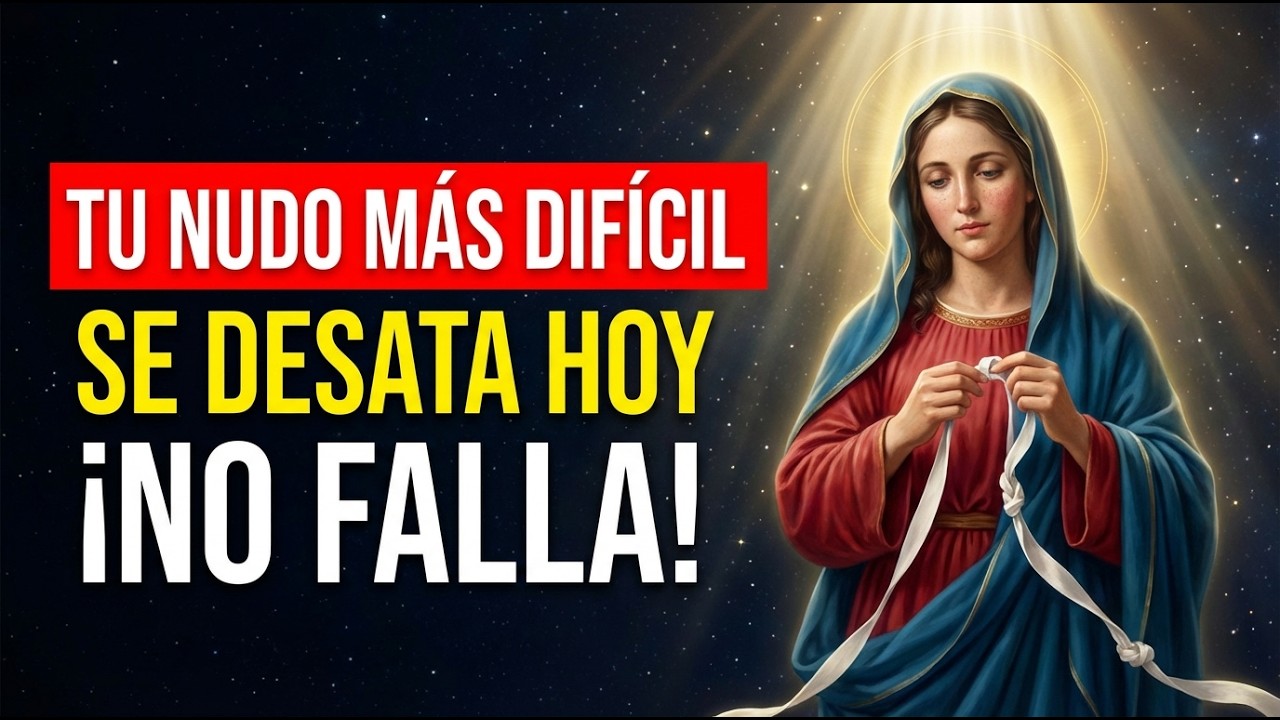 ¡TU NUDO MÁS DIFÍCIL 💔 SE DESATA HOY! ORACIÓN A LA VIRGEN DESATANUDOS QUE NO FALLA 🙌
