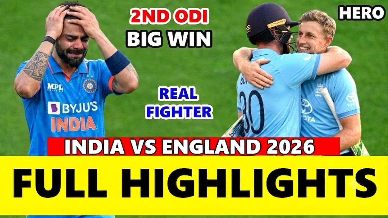 England vs India 2nd Odi Full Match Highlights 2026