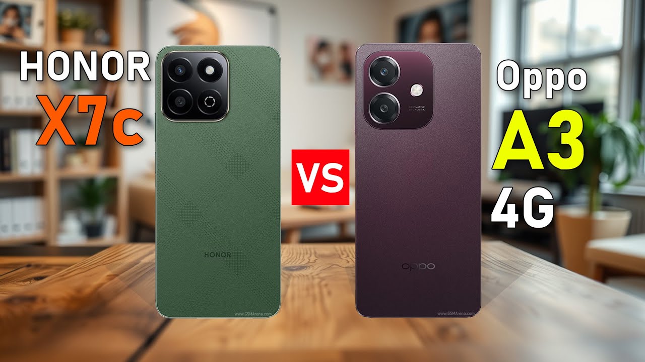 Honor X7c VS Oppo A3 4G