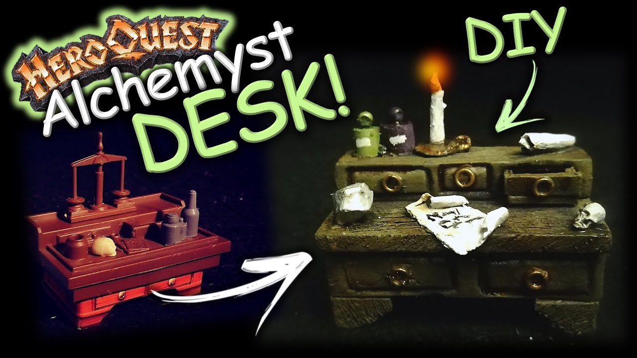 Heroquest Alchemist Desk | DIY!
