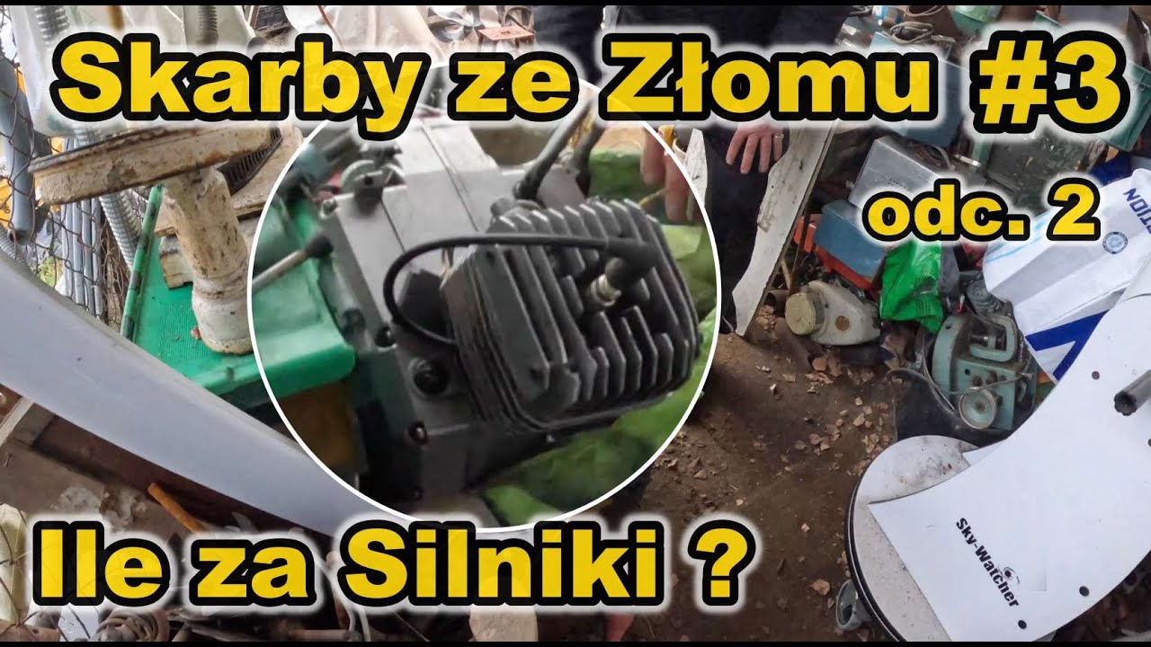 Skarby ze Złomu #3 | Złom w Ogródku odc.2 | Silnik do Rometa i Kasa +Vlog + Konkurs