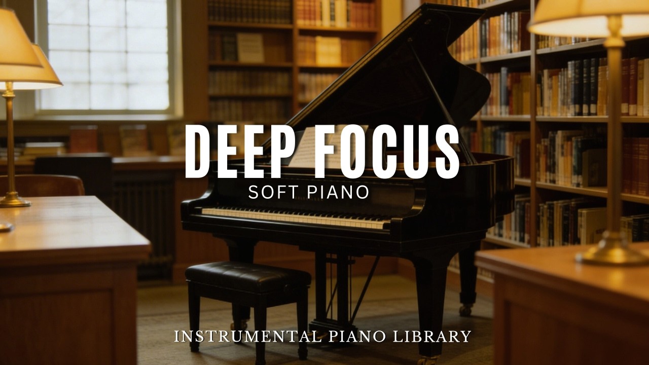Soft Piano Instrumental for Calm Work & Deep Focus