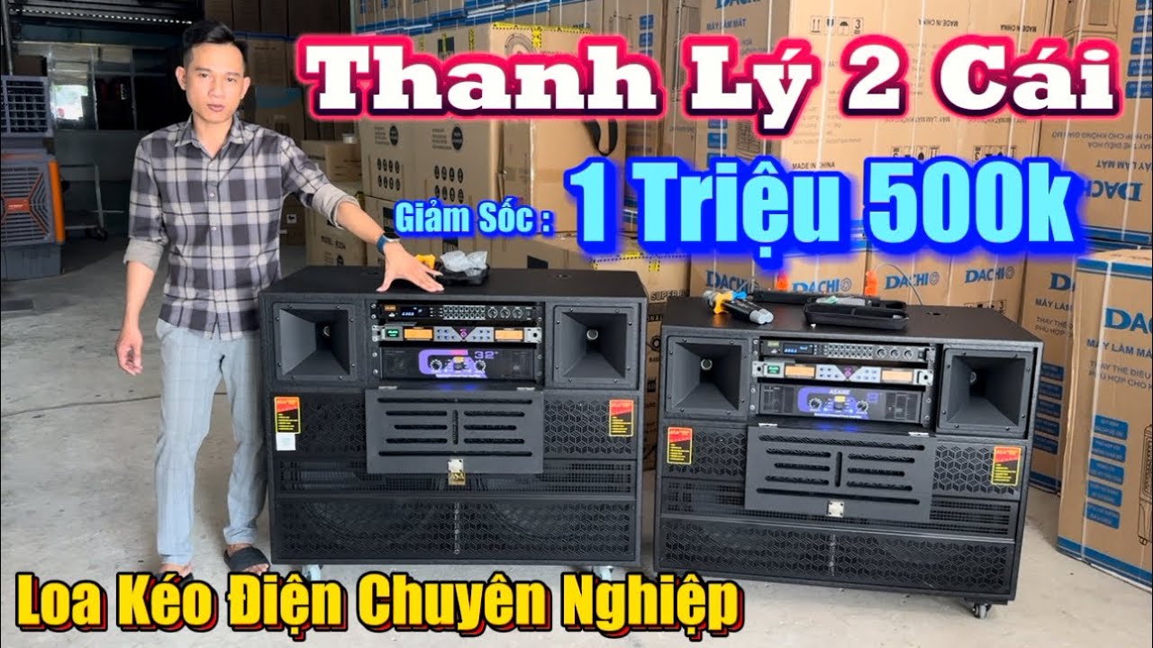 💥Thanh Lý 2 Cái Loa Điện💥Giảm Cực Sốc 1 Triệu 500k 1 Loa | 2 Bass 40 + 2 Bass 50 Chính Hãng #loa