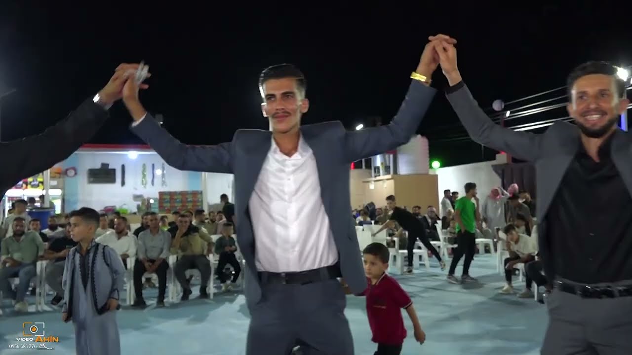 أفراح بيت الحمام  العريس حسين الحمام النعيمي صالة منبج الفنان مصطفى الامير الفنان مصطفى ابو الفوز 2