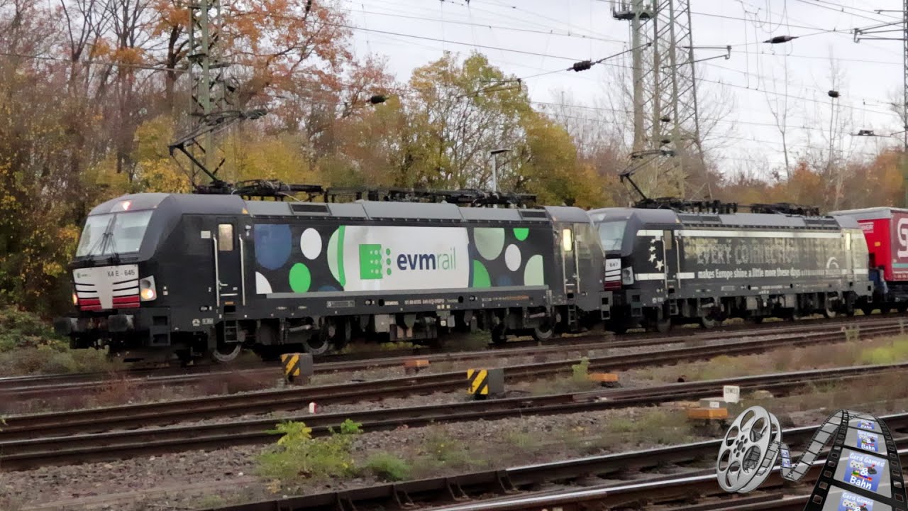 Trainspotting #964 - 4k60 - Doppeltraktion Beacon BR193 645 mit BR193 647 und Helrom KLV Zug