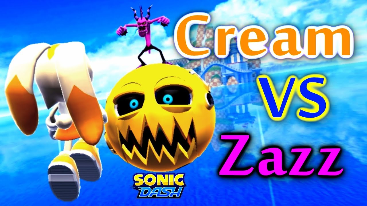 Sonic Dash - Cream VS Zazz [Widescreen / Landscape]
