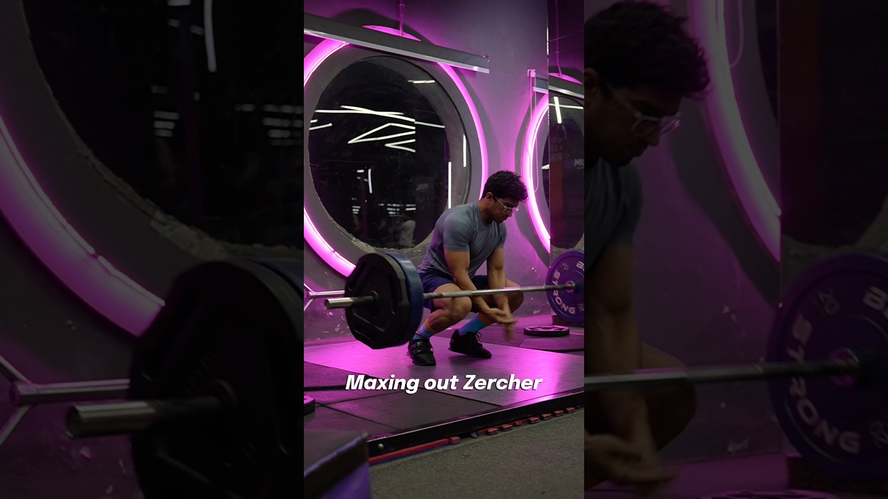 PR is 180Kg at 75Kg Bodyweight. #getstronger #goals #hybrid #fitness #strength #zercher #workout