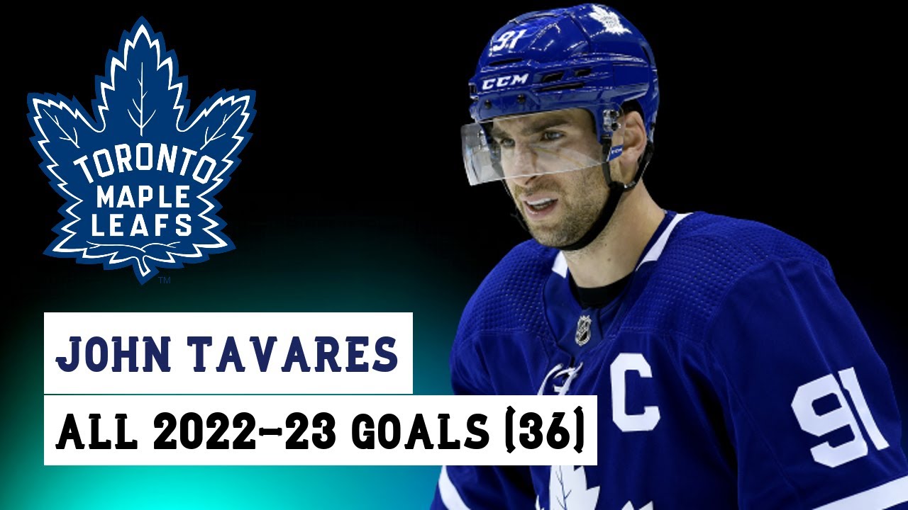 John Tavares (#91) All 36 Goals of the 2022-23 NHL Season
