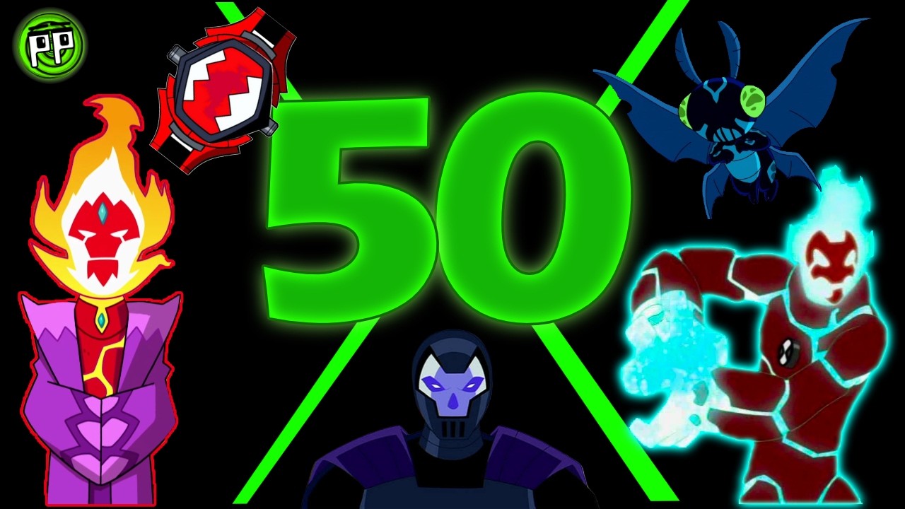 50 CURIOSIDADES sobre BEN 10 (em apenas 6 MINUTOS)