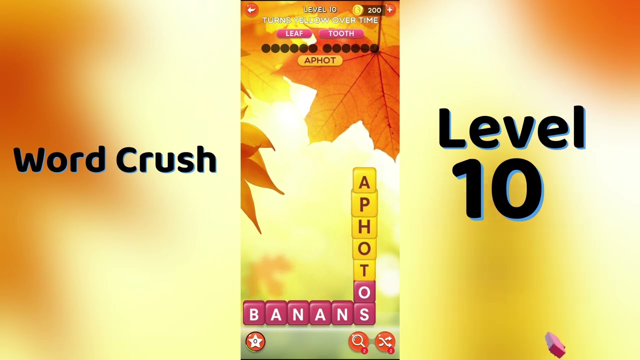 Word Crush Level 10 Answers | Fun Puzzle Game | Solution Guruji