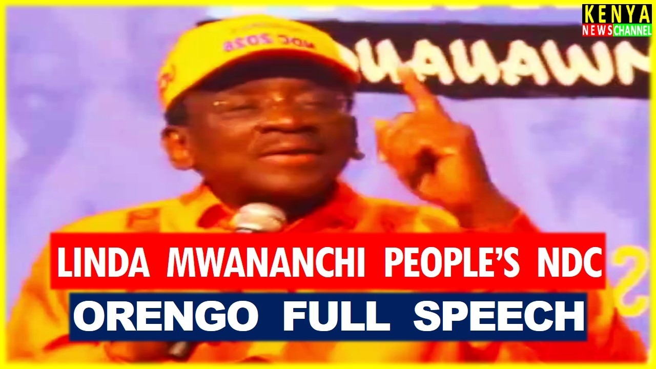 Orengo EXPLOSIVE speech today Destroying Ruto & Oburu at Linda Mwananchi NDC with Sifuna Babu Owino