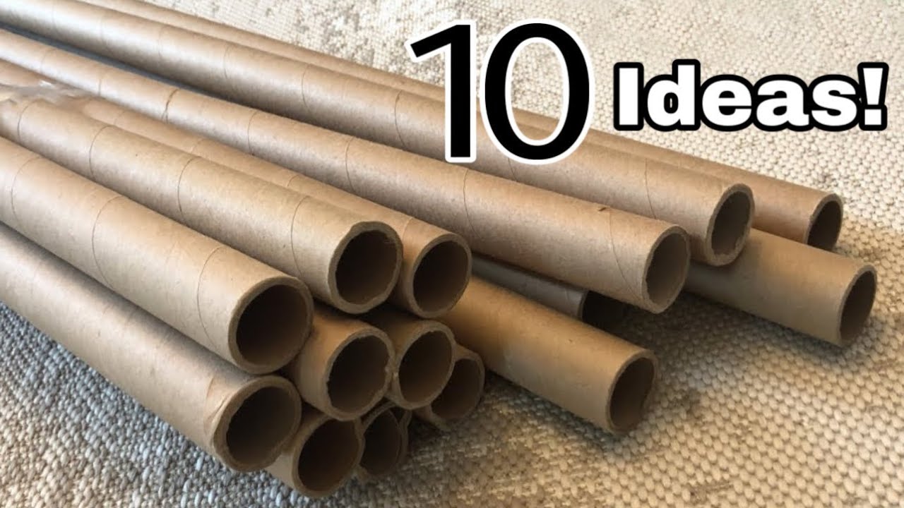 10 Amazing Recycling Ideas with Cardboard Rolls / DIY