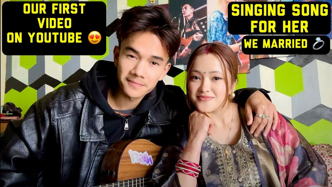 First Video After Marriage 💍 | Singing For Her 😍 | Couple Video 
