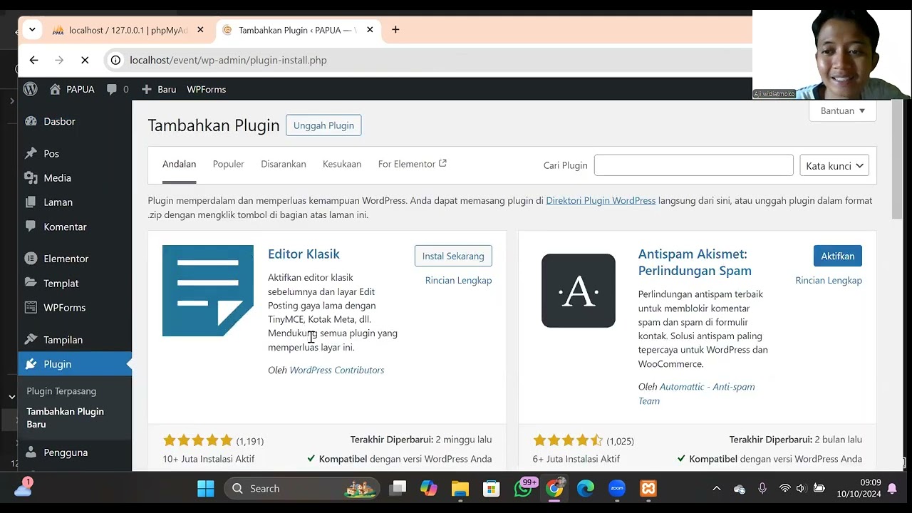 Membuat Wordpress Sederhana | IT Fundamental kelas B