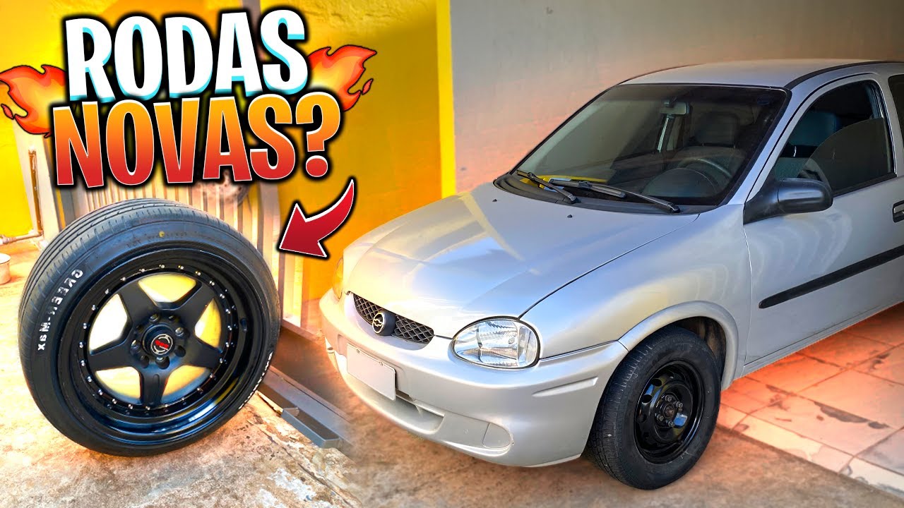 CORSA COM RODA ARO 15 TALA 8 🔥