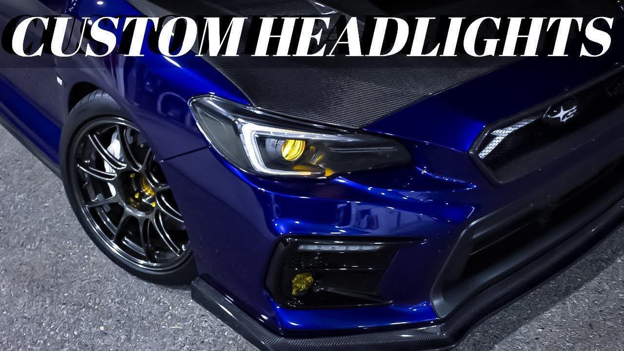 Installing Custom 2020 Headlights On My 2017 Subaru STI | Lightwerkz