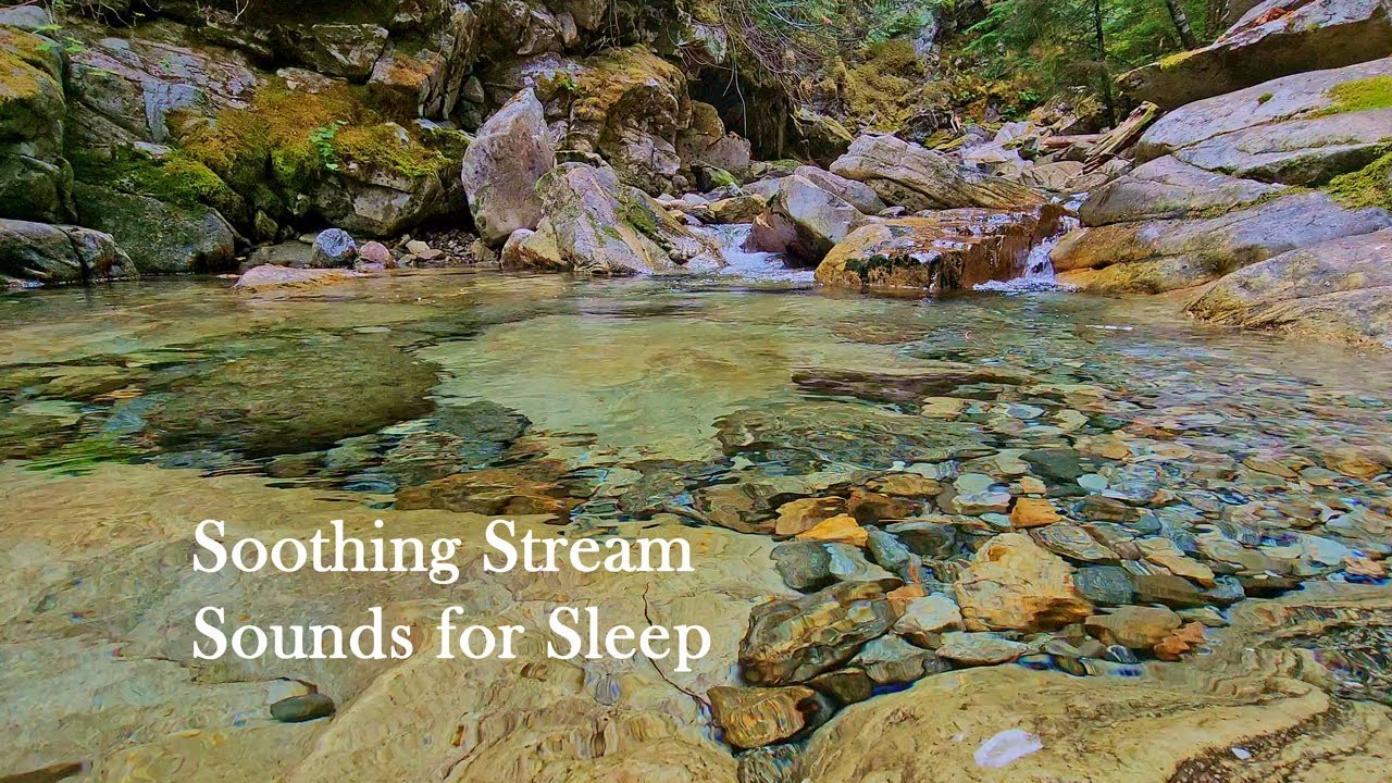 Relaxing Nature Sounds for Sleeping | Calm Stream & Waterfall