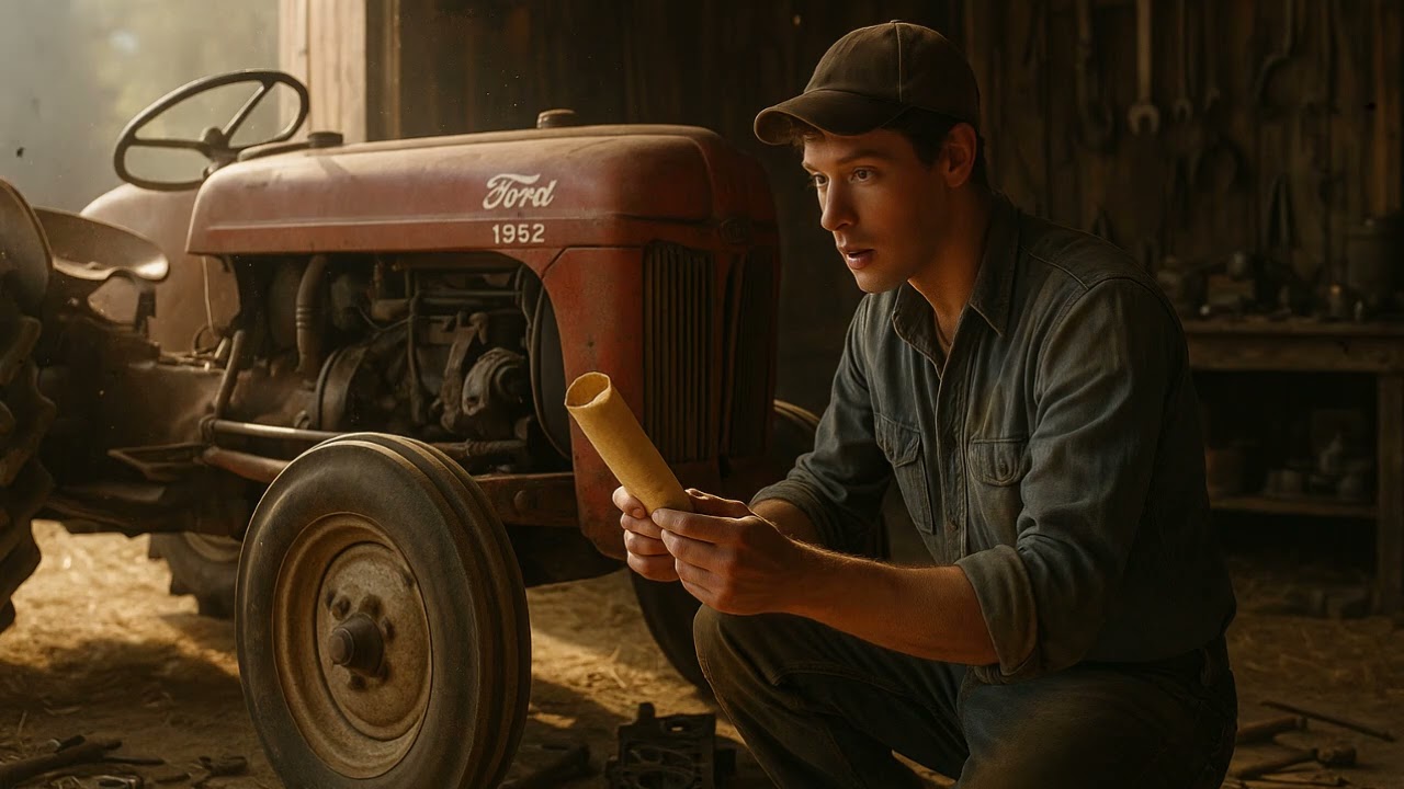 “The tractor is worthless,” said my cousin — but the engine hid Grandpa’s final handwritten will