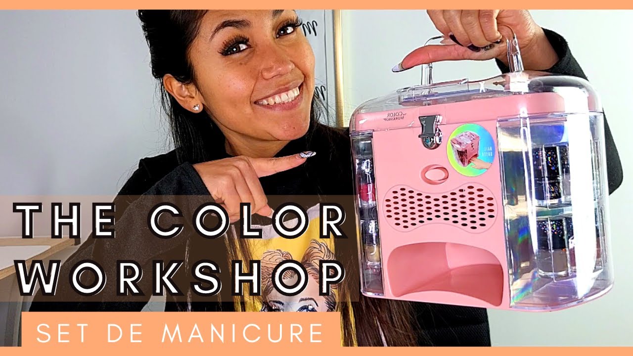 THE COLOR WORKSHOP SET DE MANICURA // RESEÑA EN ESPAÑOL // SECADOR DE ESMALTE