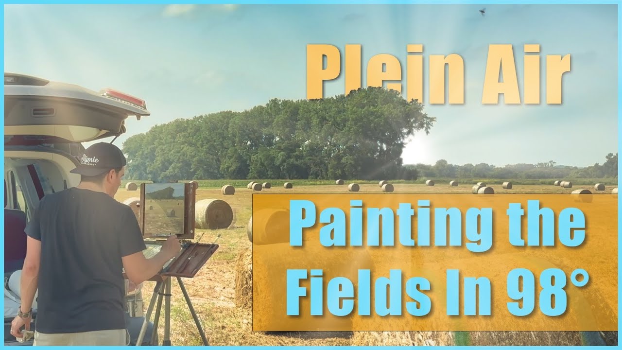 Plein Air Painting - Golden Fields of North Dakota