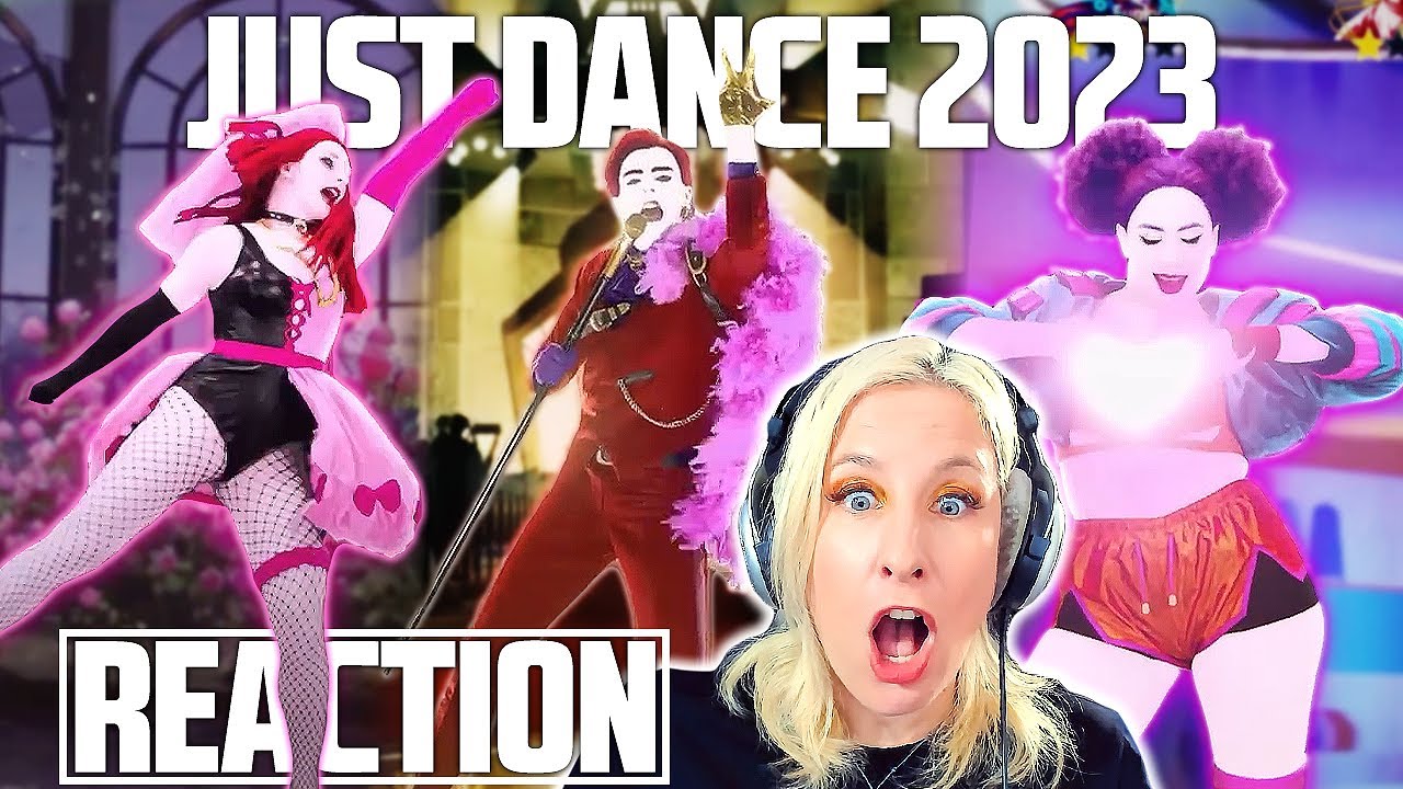 JUST DANCE 2023 TRAILERS REACTION! (part 1, including K/DA, the first Ava Max song & 