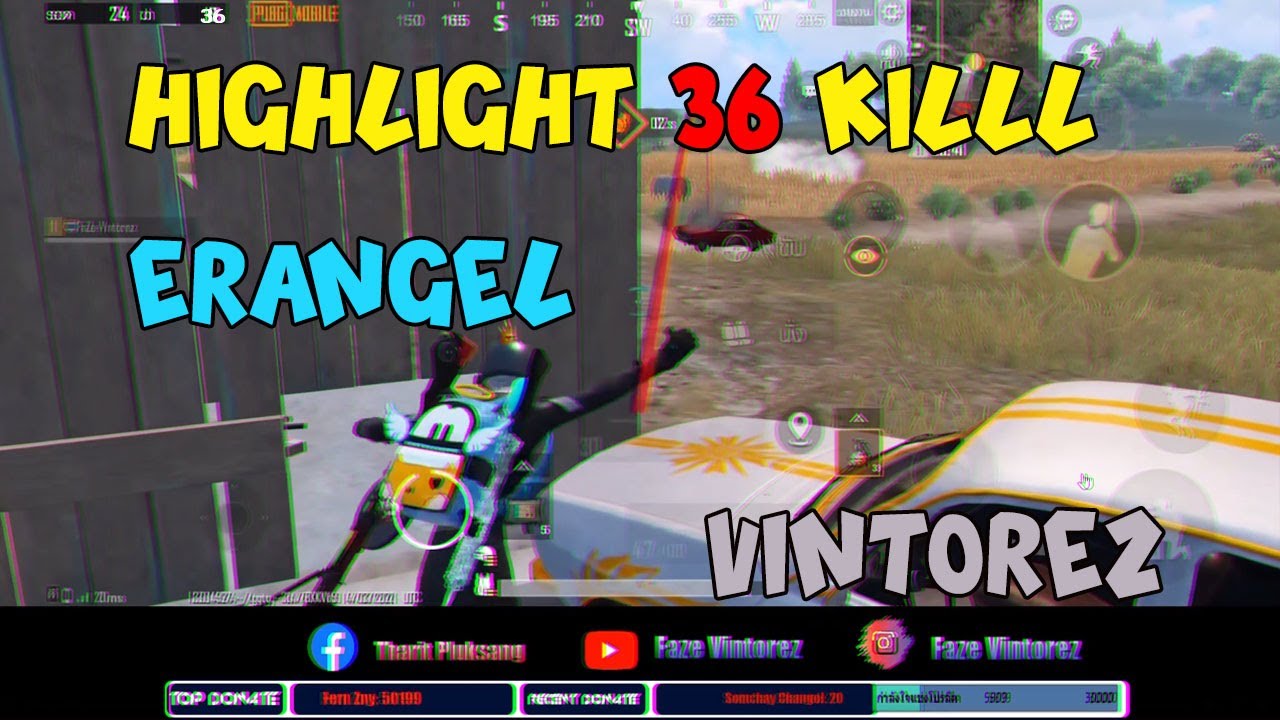 PUBG MOBILE : 1man 36 kill 5000 damage