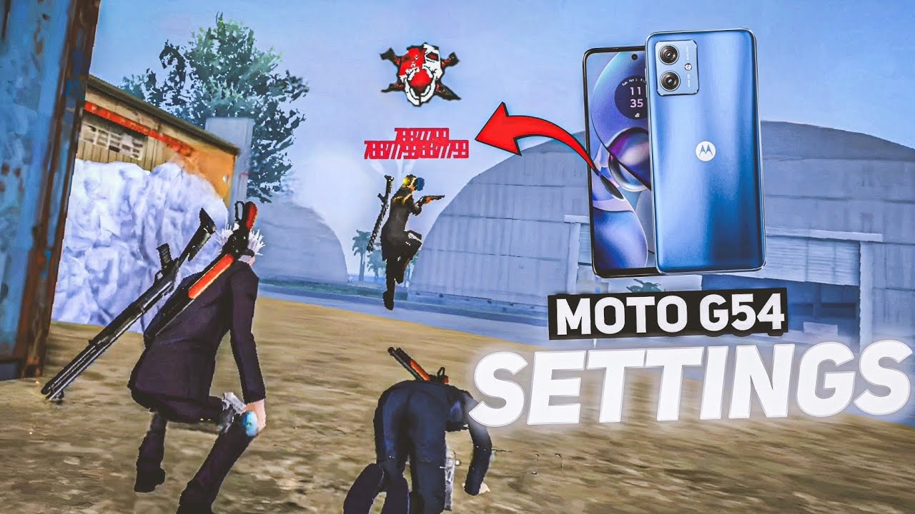 Motorola g54 Free fire sensitivity settings ⚙️📎 Free fire  Hud settings ⚙️✨🎯 Headshot settings ⚙️
