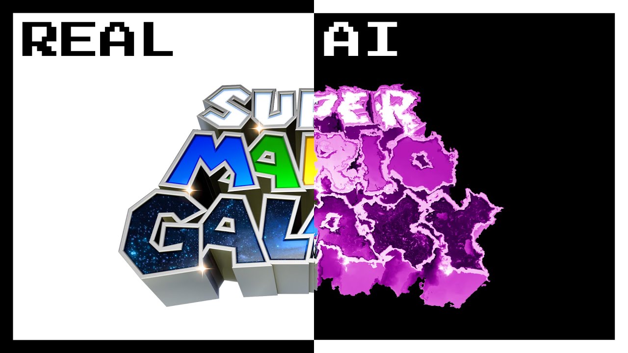 Super Mario Galaxy - Gusty Garden Galaxy, but it's continued by AI