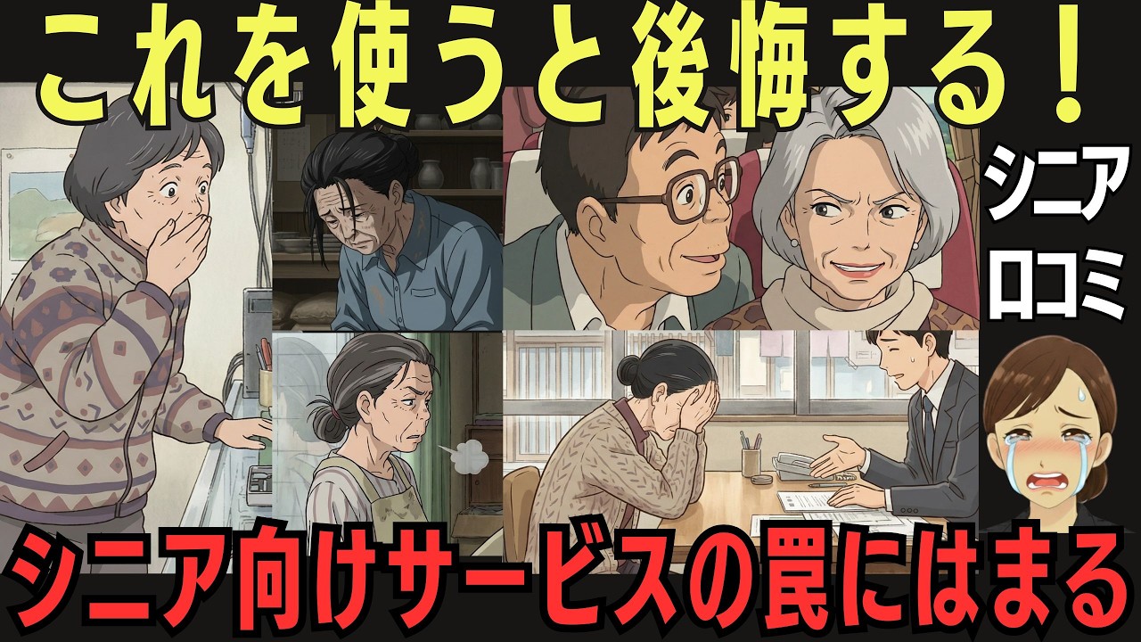 世の中のサービスの失敗談！それに潜む罠20選！老後の不安を煽られて、つい高額な契約をしてしまったり、便利だと思って始めたサービスで、逆に疲弊してしまったりする現実をご紹介します。