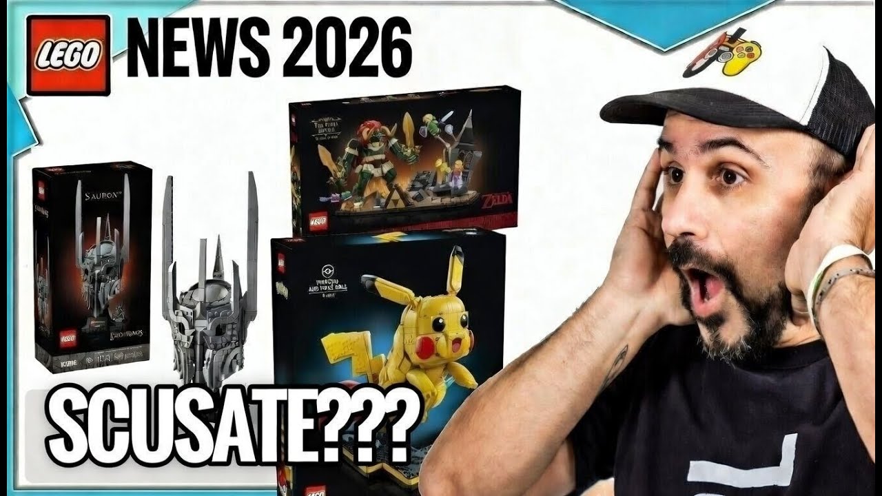 NEWS 2026/01 - LEGO LA SPARA VERAMENTE GROSSA! POKEMON, ZELDA, FERRARI E TANTO ALTRO